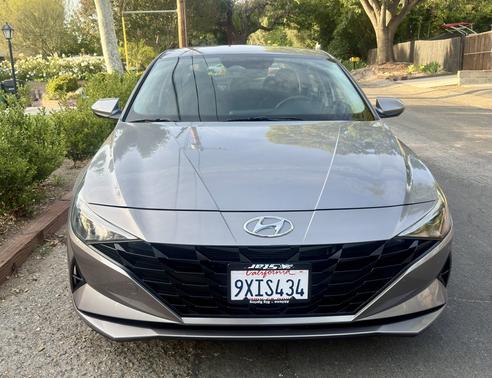 Gray 2023 Hyundai ELANTRA HEV Blue