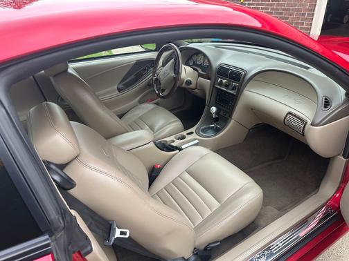Red 2002 Ford Mustang GT
