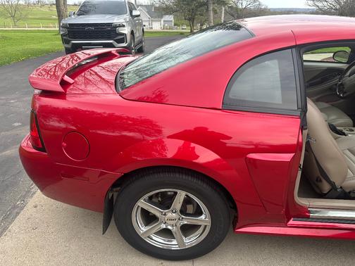 Red 2002 Ford Mustang GT