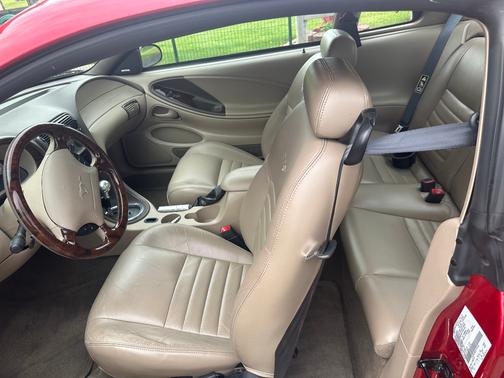 Red 2002 Ford Mustang GT