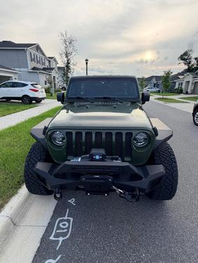 Green 2021 Jeep Wrangler Unlimited Sport S