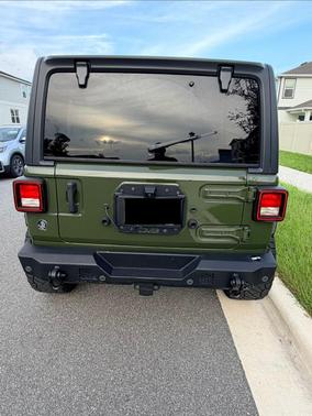 Green 2021 Jeep Wrangler Unlimited Sport S