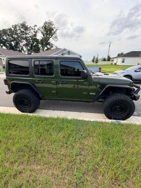 Green 2021 Jeep Wrangler Unlimited Sport S