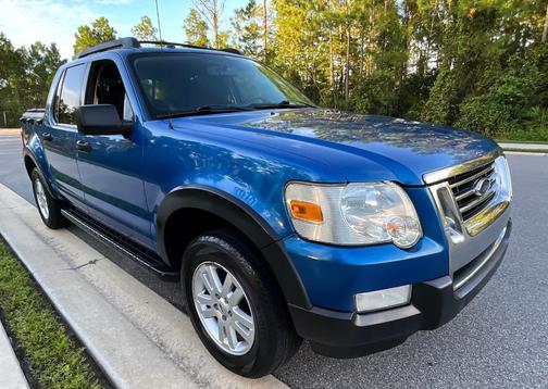 Blue 2010 Ford Explorer Sport Trac XLT