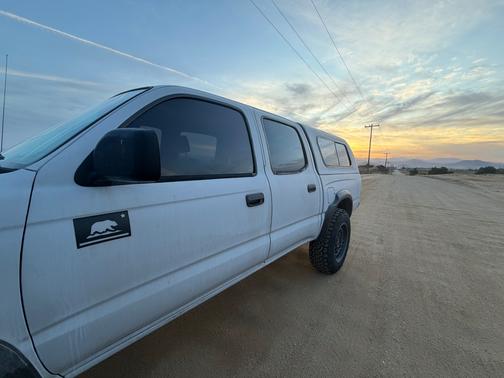 Gray 2002 Toyota Tacoma PreRunner Double Cab