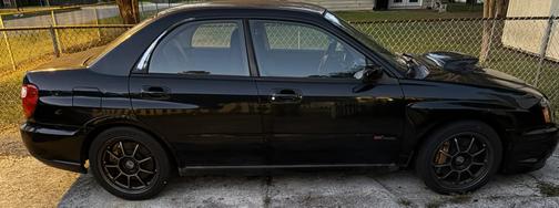 Black 2005 Subaru Impreza WRX Sti