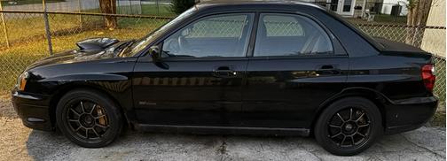 Black 2005 Subaru Impreza WRX Sti
