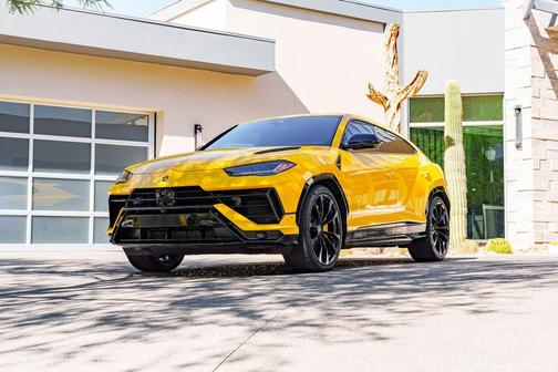 Yellow 2024 Lamborghini Urus S