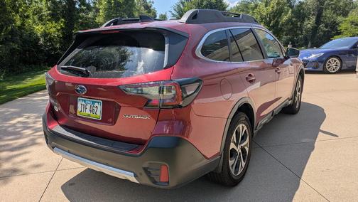 Red 2020 Subaru Outback Limited