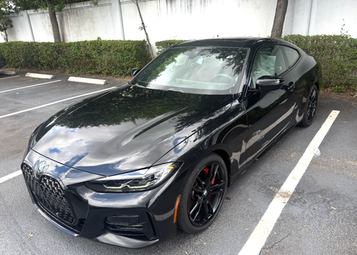 Black 2024 BMW 430 i
