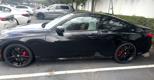 Black 2024 BMW 430 i
