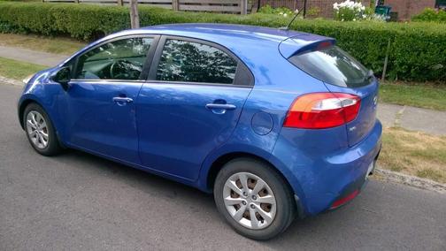 Blue 2012 Kia Rio5 EX