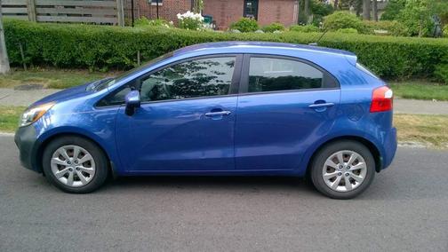 Blue 2012 Kia Rio5 EX