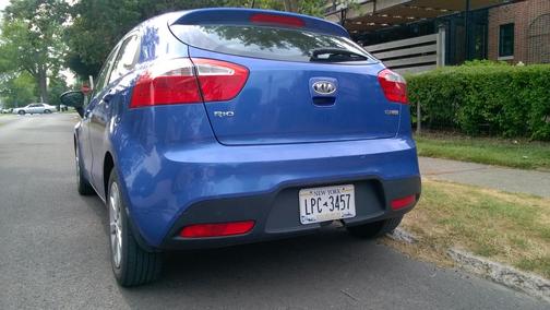 Blue 2012 Kia Rio5 EX