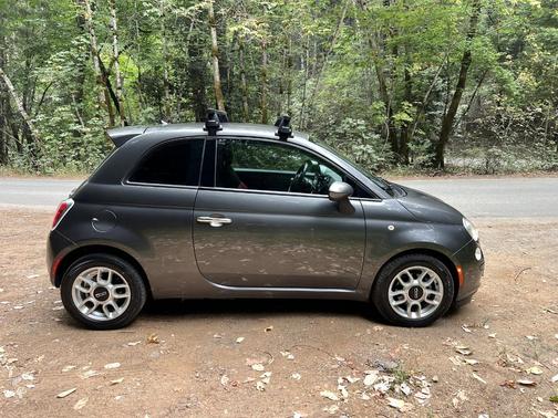 Gray 2015 FIAT 500 Pop