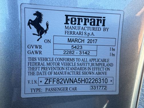 2017 Ferrari GTC4Lusso V12