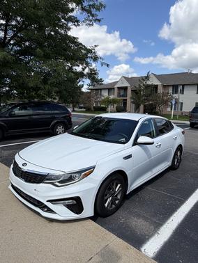 White 2020 Kia Optima LX