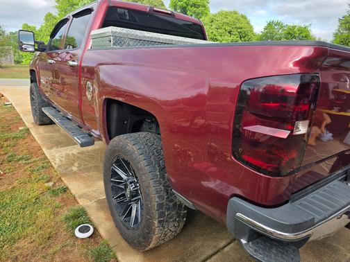 Red 2015 Chevrolet Silverado 2500 LT