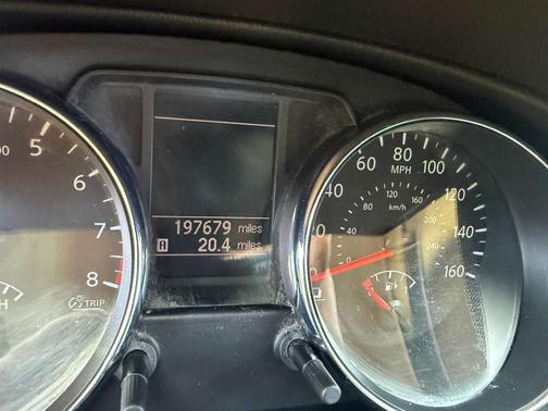 Red 2013 Nissan Rogue S