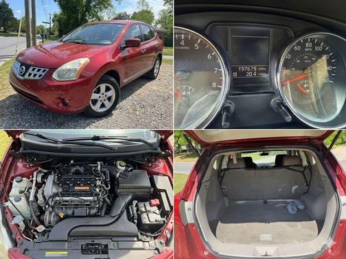 Red 2013 Nissan Rogue S