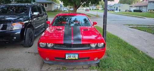 Red 2010 Dodge Challenger SE