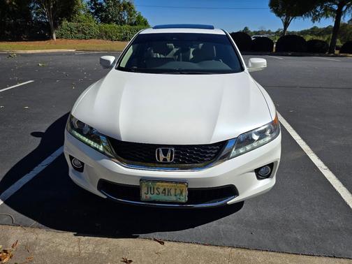 White 2015 Honda Accord EX-L V-6