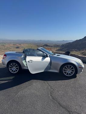 Silver 2005 Mercedes-Benz SLK-Class SLK350 Roadster