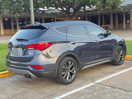 Blue 2017 Hyundai Santa Fe Sport 2.0L Turbo Ultimate