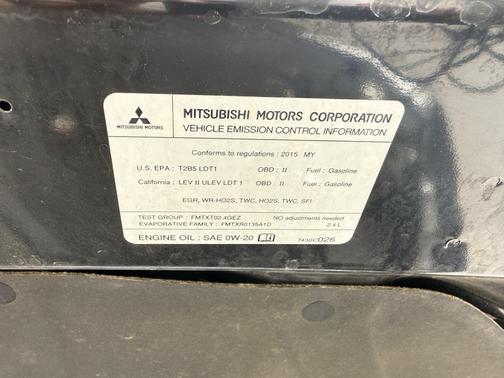 Black 2015 Mitsubishi Outlander Sport ES