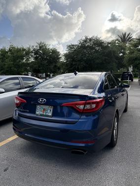 Blue 2017 Hyundai SONATA Base