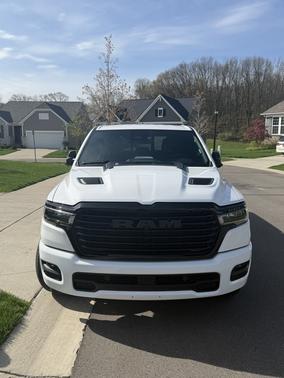 White 2025 RAM 1500 Laramie