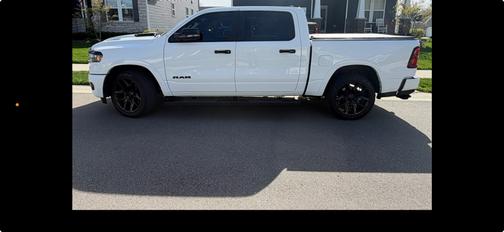 White 2025 RAM 1500 Laramie