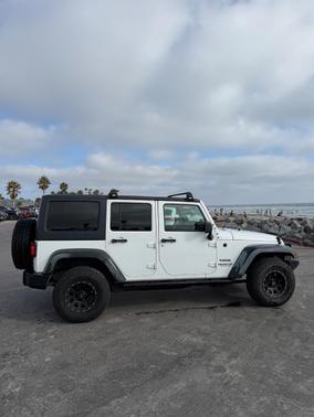 White 2016 Jeep Wrangler Unlimited Sport