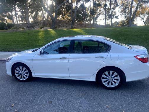 White 2013 Honda Accord EX