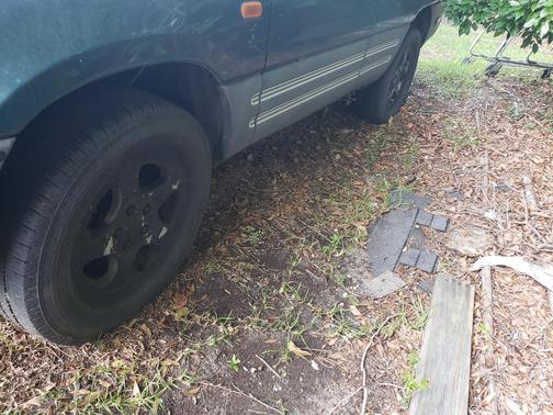 Green 1997 Toyota RAV4 4WD