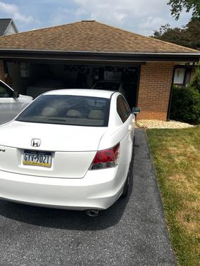 White 2008 Honda Accord EX-L