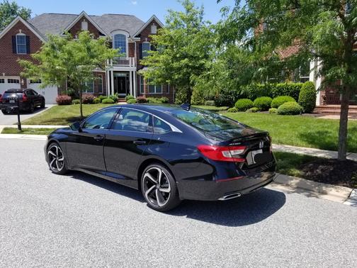Black 2020 Honda Accord Sport 2.0T