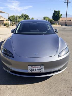 Silver 2025 Tesla Model 3 Long Range AWD