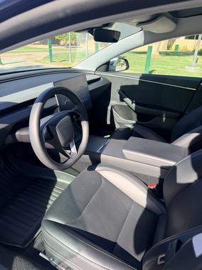 Silver 2025 Tesla Model 3 Long Range AWD