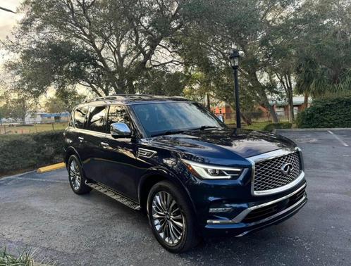 Blue 2021 INFINITI QX80 SENSORY