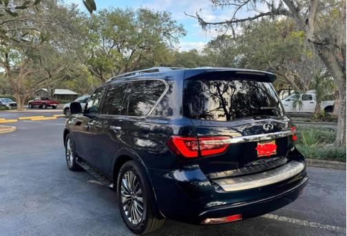 Blue 2021 INFINITI QX80 SENSORY