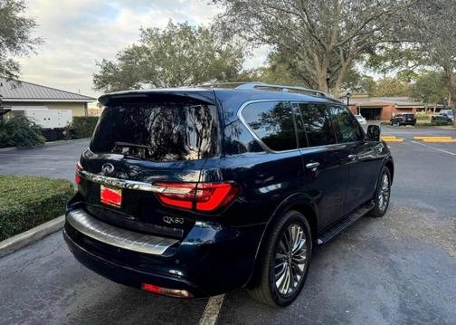 Blue 2021 INFINITI QX80 SENSORY