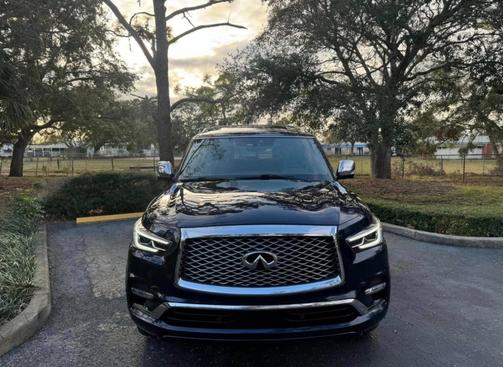 Blue 2021 INFINITI QX80 SENSORY