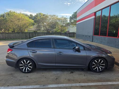 Gray 2014 Honda Civic EX-L