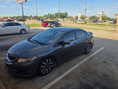 Gray 2014 Honda Civic EX-L