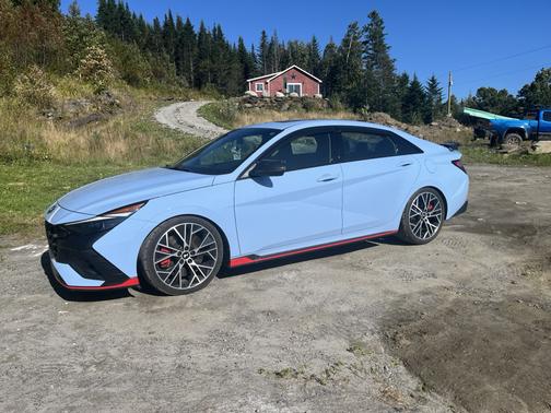 Blue 2022 Hyundai ELANTRA N Base