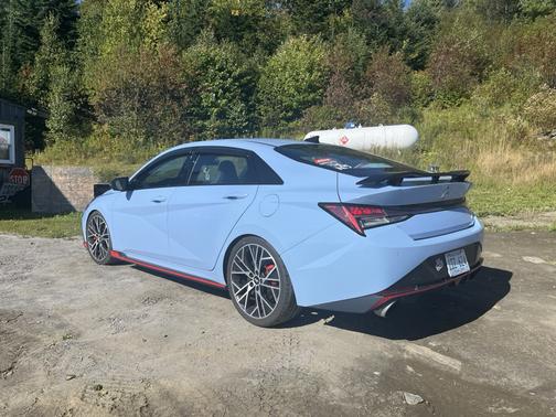 Blue 2022 Hyundai ELANTRA N Base