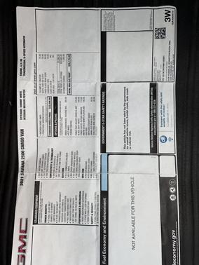 2021 GMC Savana 2500 Work Van