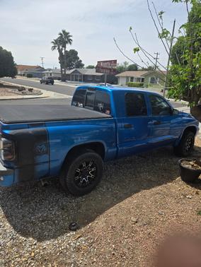 Blue 2007 Dodge Dakota SLT Quad Cab