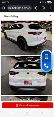 White 2019 Alfa Romeo Stelvio Ti